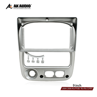 2004-2006 Kia Pride/Kia Rio (LHD) 9 inci Bingkai Tunggal Panel Pemutar DVD Mobil Bingkai Panel Radio Navigasi Android Auto ABS
