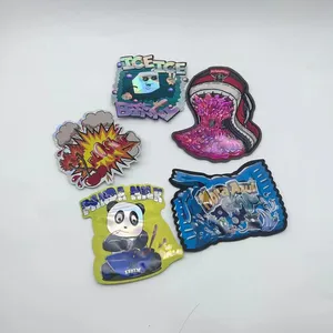Imprimé personnalisé 3.5g Unique Spécial Découpé De Forme Irrégulière Scellé 8ème Bouchon Odeur Preuve Mylar Sacs pour Cookie Bonbons Gummy - Product Image 2