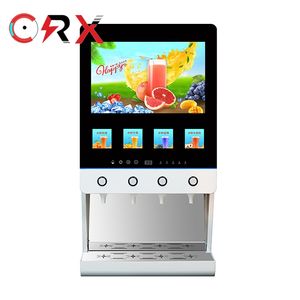 Compresor instantáneo automático inteligente completo que enfría la máquina expendedora de bebidas de jugo concentrado de hielo de 4 sabores - Product Image 1