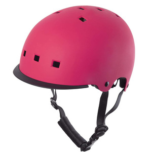 Casco de skate para niños, color rosa, ajustable, para protección en deportes al aire libre y ciclismo - Product Image 1