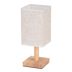 Lampada da Tavolo Moderna in Stile Nordico per Bambini, Luce Notturna con Telecomando, Calligrafia Artigianale su Tessuto di Lino e Bambù - Product Image 2