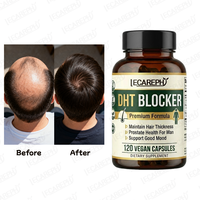 Capsules Bloqueuses de DHT de Haute Qualité 5000 mcg Biotine pour la Croissance Capillaire et Complément Bloqueur de DHT