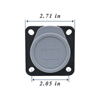 Accessoires pour voiturettes de golf YEEDA Y-30 : Ensemble prise et fiche 48V/60V universel pour Club Car, E-Z-GO, Buggy, Voiturette de navette