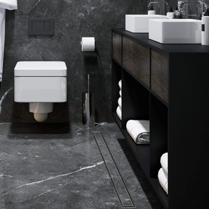 Grille de douche linéaire longue en acier inoxydable SUS 304 avec insert de carrelage couleur personnalisée CUPC pour salle de bain - Product Image 6