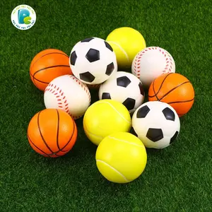 ขายส่ง สำหรับเด็กชายบาสเกตบอล-ลูกบอลโฟมกีฬาสำหรับเด็ก,ของเล่นลูกบอลคลายเครียดทำจาก PU น้ำหนักเบาขนาดเล็กประกอบด้วยเทนนิสบาสเก็ตบอลเบสบอลและฟุตบอลสำหรับเด็กวัยหัดเดิน