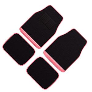 Universal Fit Set colorato di 4 tappetini per auto in moquette con Heelpad adatti per berlina, suv, camion, furgoni proteggono l'auto all'interno - Product Image 1