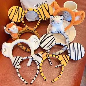 أزياء الطرف تأثيري الحيوان الأنيق الفتيات النمر الأذن أفخم تخصيص الشعار عقال - Product Image 3