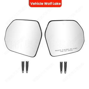 กระจกมองข้างรถยนต์โตโยต้า ทันดรา ปี 2022-2025 พร้อมฟังก์ชั่นทำความร้อน ซ้ายและขวา อะไหล่ทดแทน สีเงิน วัสดุ ABS - Product Image 3