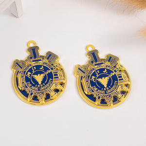 Insignia de Esmalte Duro Chapada en Oro Metálico, Impresa con UV, Regalo de Graduación, Medalla Conmemorativa, Impresión de Logotipo para Grandes Eventos - Product Image 2