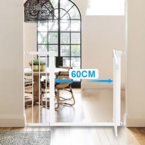 ประตูกั้นสุนัขแบบติดตั้งง่าย ปิดอัตโนมัติ ติดตั้งด้วยแรงกด รั้วนิรภัยสำหรับสัตว์เลี้ยง ปรับขนาดได้ สำหรับประตู - Product Image 4