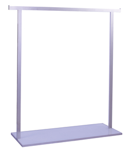 Thép không gỉ quần áo hiển thị giá thương mại đường sắt may mặc cho cửa hàng bán lẻ hiển thị bền cán may mặc giá - Product Image 3