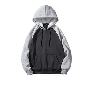 Survêtement décontracté de luxe surdimensionné pour hommes, 100% sweats à capuche en coton, broderie imprimée avec logo personnalisé, couleur unie lourde - Product Image 5