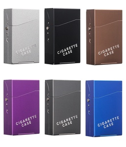 Étui à cigarettes en métal <span class=keywords><strong>Hello</strong></span> <span class=keywords><strong>Kitty</strong></span> avec <span class=keywords><strong>briquet</strong></span> Design mignon Accessoire pour fumer étanche et portable - Product Image 2
