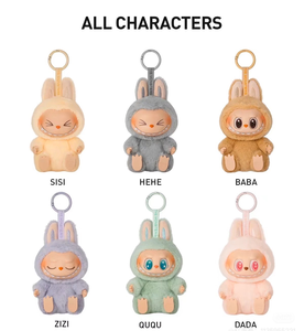 Labuu 3e Gen2 Generatie Pop Bubble Mart Sit-Down Party Macaron Labubus Originales Mini Pluche Blinde Doos Speelgoed La Bubu Monster