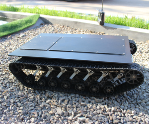 Robot chenillé tout-terrain durable à prix de gros, châssis personnalisé, capacité de charge de 10 kg, vitesse de 0 à 5 km/h, portée de 200 m - Product Image 2