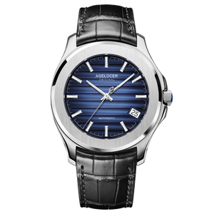 Montre <span class=keywords><strong>AGELOCER</strong></span> Original Baikal pour homme, grand calendrier, montre mécanique automatique formelle pour affaires, cadeau d'anniversaire pour homme - Product Image 1