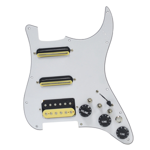 Ssh-cuộn dây tách đàn Guitar điện Pickguard hai Humbucker nhỏ + một Humbucker(9k/9K/15K)+ công tắc im lặng được tải sẵn scratchc - Product Image 6