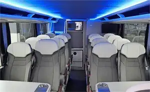 A luz ambiente pode ser instalada com luzes com duto de ar para bagageiro de ônibus