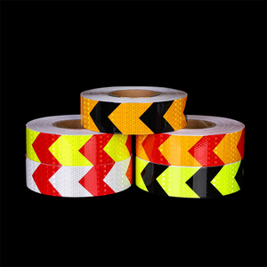 Lianxing Hoja reflectante autoadhesiva PVC Micro vinilo prismático cinta de advertencia pegatina para camión - Product Image 2