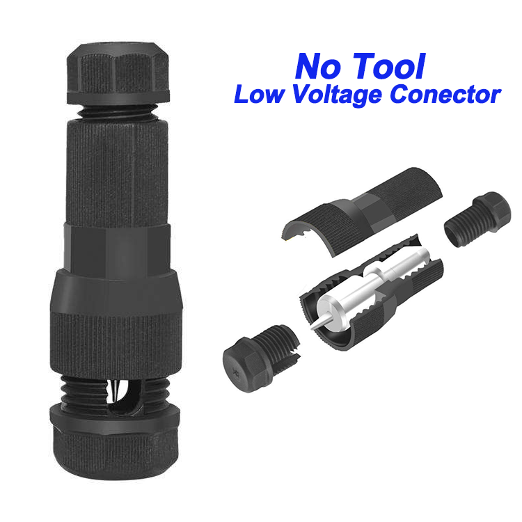 T-Type Quick Wire Connector 12V Low Voltage Landscape Lighting Terminal