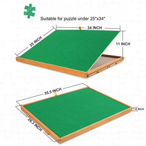 <span class=keywords><strong>Table</strong></span> de <span class=keywords><strong>Puzzle</strong></span> 1500 pièces avec Pieds Réglables Planche de <span class=keywords><strong>Puzzle</strong></span> en Bois Portable Adulte - Product Image 6
