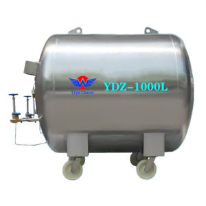 Conteneur en acier inoxydable LN2 YDZ-30 30L conteneurs d'azote liquide auto-pressurisant stockage sperme pour le transfert d'échantillons congelés - Product Image 1