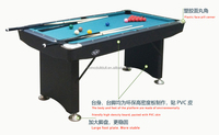 Table de billard commerciale de l'usine chinoise en tailles 6/7/8/9ft jambes en bois massif pour billard