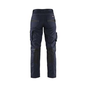 BLAKLADER - 719513308699D24 Pantalón de servicio para mujer con elástico Azul marino oscuro/Negro-PANTALÓN DE TRABAJO EAN 7330509647059 - Product Image 2