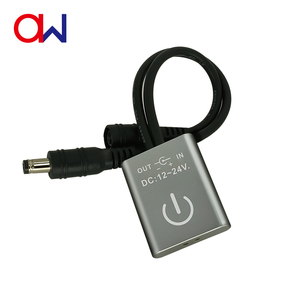 สวิตช์เซ็นเซอร์อินฟราเรดแบบมือโบก DC 12-24V โลหะผสมสังกะสี เปิด-ปิดแบบแฮนด์ฟรี สำหรับไฟ LED ตู้เสื้อผ้า ไฟแถบตู้ - Product Image 2