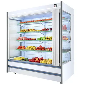 水果蔬菜空气冷却开放式展示陈列冰箱超市
