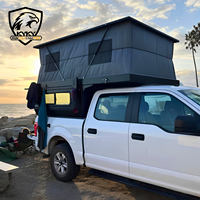 Huntoo Pop-up Truck Camping : Camping-car léger à glissière pour pick-up, coque souple avec tente de toit