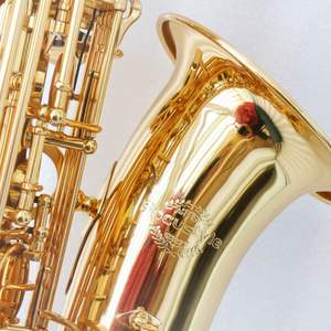 Saxofón C Melody <span class=keywords><strong>de</strong></span> Alta Calidad, Saxofón C Melody <span class=keywords><strong>de</strong></span> Latón Lacado en Oro con Estuche en Stock - Product Image 5