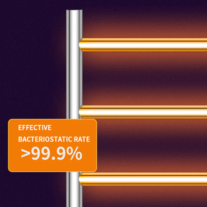 Plug-In TREO TƯỜNG Thẳng Phòng Tắm Gia Đình 6 Bars Khăn Thép Không Gỉ Ấm Hơn Tích Hợp Hẹn Giờ Làm Nóng Giá Phơi - Product Image 2