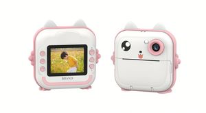 Appareil photo instantané pour enfants avec dessins animés, 16 rouleaux de papier pour étiquettes, carte de stockage TF 32 Go, cadeaux d'anniversaire, mini imprimante - Product Image 6