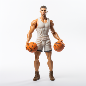 ของเล่นพีวีซีการ์ตูนนักกีฬาสแลมดังก์ของเล่นฟิกเกอร์แอ็กชันฟิกเกอร์สะสมดาวกีฬาสั่งทำ3D - Product Image 3