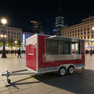 Remolque de cocina móvil cuadrado, homologado por DOT y CE, estándar estadounidense, totalmente equipado, con certificado VIN, en venta. - Product Image 2