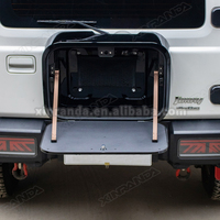 Nouveau produit : Boîte de rangement noire pour coffre arrière de voiture, sac de rangement pour pneu de secours pour Suzuki Jimny JB74 JB64