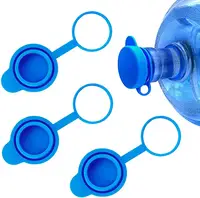 5 gallons bouteille d'eau jug caps réutilisables silicone durable sans  déversement couvercle de cruche pour bouteilles de 55 mmssuppression unique