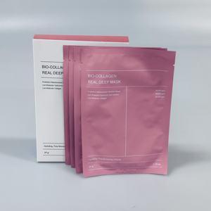 Derin kollajen kaldırma maskesi Anti kırışıklık yüz maskesi kore cilt bakımı biyo-kollajen gecede hidrojel kollajen levha maskeleri - Product Image 4