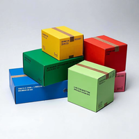 Lot de 50 boîtes à pizza en papier kraft uni - Boîte alimentaire pliable écologique pour emballage de gâteaux et cadeaux de fête