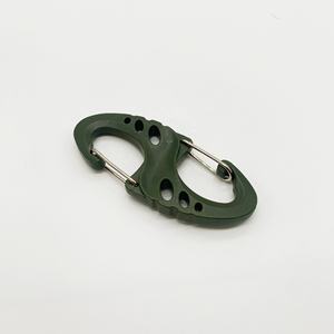 Spot léger petit sac à dos tactique en forme de S 8 boucle de police boucle de porte-clés en acier en plastique creux - Product Image 6