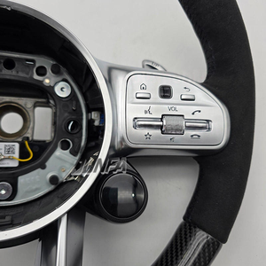<span class=keywords><strong>Prix</strong></span> usine carbone alcantara avec bouton LCD <span class=keywords><strong>volant</strong></span> pour Mercedes Benz AMG <span class=keywords><strong>volant</strong></span> de voiture - Product Image 4