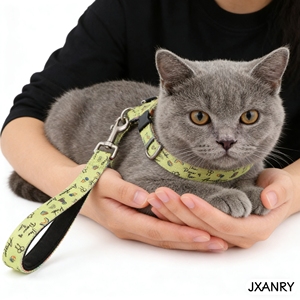 JXANRY Productos <span class=keywords><strong>para</strong></span> Mascotas - Correa de Pecho <span class=keywords><strong>para</strong></span> Perro con Bordado por Transferencia Térmica, Collar de Nailon con Cierre de Hebilla <span class=keywords><strong>para</strong></span> Pasear <span class=keywords><strong>Perros</strong></span> - Product Image 6