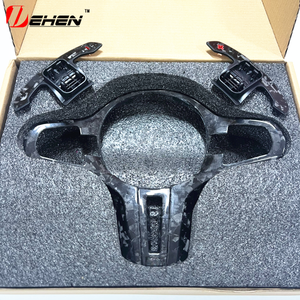 Cubierta de <span class=keywords><strong>Volante</strong></span> de Fibra de Carbono y Alcántara <span class=keywords><strong>para</strong></span> BMW ID6 M5 F90 X3M F97 X4M F98 G30 G32 G11 G12 X3 X4 G01 G02 G08 2017-2021 - Product Image 2