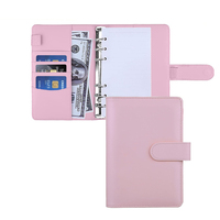 Classeur à journaux en cuir a5 pour a7, papier de remplissage a6, classeur à Budget avec enveloppe de caisse, vente en gros