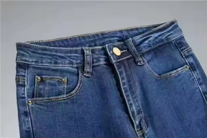 Nuovo arrivo da <span class=keywords><strong>donna</strong></span> <span class=keywords><strong>Jeans</strong></span> <span class=keywords><strong>in</strong></span> Denim elasticizzato a <span class=keywords><strong>vita</strong></span> alta strappati <span class=keywords><strong>con</strong></span> cintura elastica rilassata stile Vintage allentato per la stagione autunnale - Product Image 2