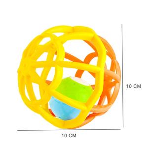 環境にやさしいソフトカスタム音楽教育玩具ベビーフラッシュガラガラボール - Product Image 3