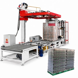High Speed Cold Stretch Hood Wrapping <b>System</b> Automated Film Cover Equipment For <b>Stacked</b> Sack Pallet Packing - Product Image 5