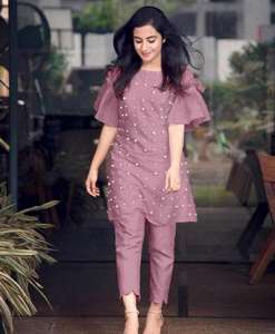 Kurtis ethniques en rayonne pour femmes indiennes, dernières créations, prêt à porter, tailles S M L XL XXL XXXL - Product Image 2