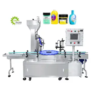 ZXSMART All-In-One Automatic Delivery Line Perfume Essential Oil Pigment Water Piston Pump Liquid Filling Capping Machine